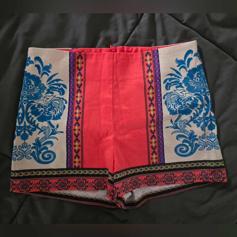 Flying Tomato Coral and White  Shorts
